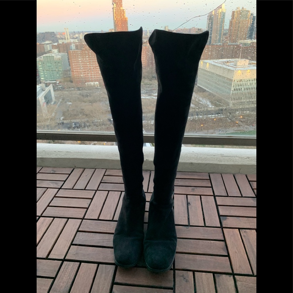 Stuart Weitzman Corley Suede Over the Knee Boot